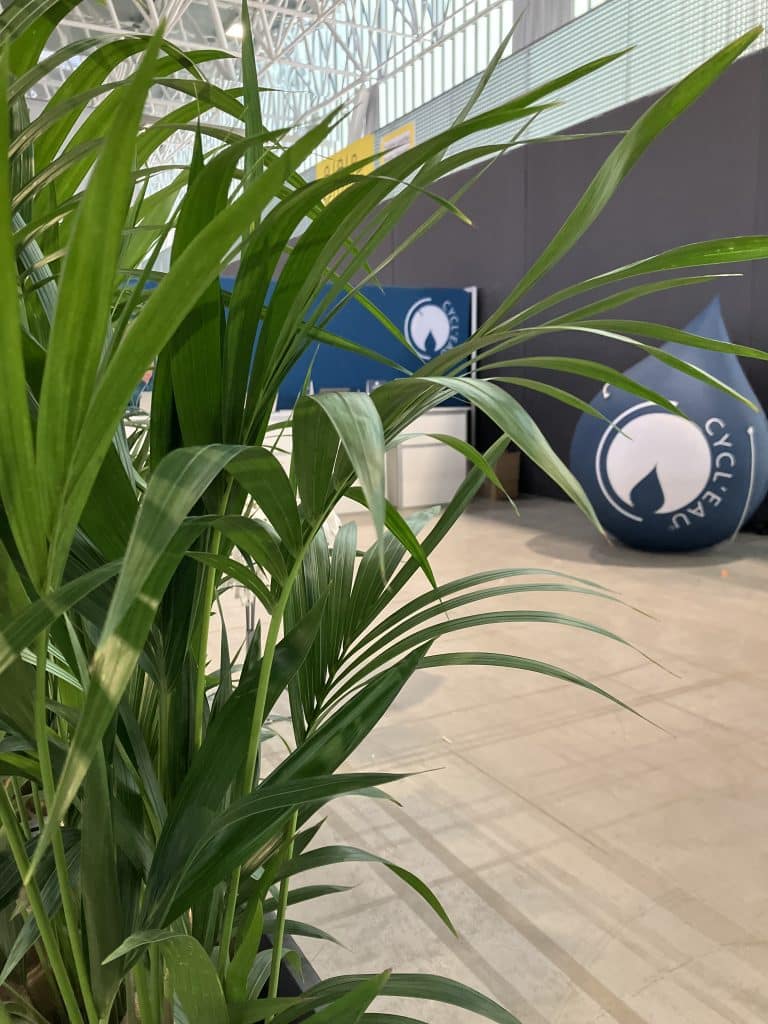 location de plantes à Toulouse salon Cycl’eau MEETT décoration végétale stand professionnel